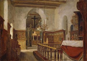 Interior from the Church at Voss