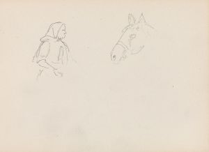 Figur- og hestestudie