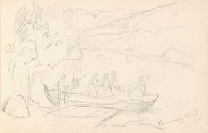 Figurer i båt, Brunlaug