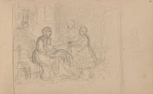 Figurscene i interiør