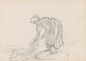 Kvinne som trekker garn