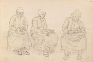 Sittende kvinner, Mora