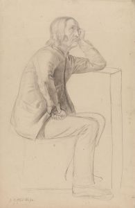 Sitting man