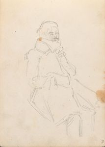 Sitting man