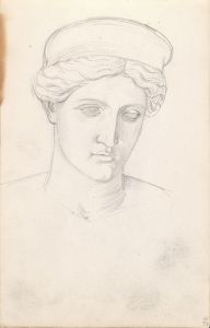 Study of sculpture head