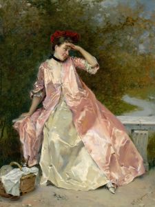 Woman With A Picnic Basket