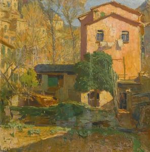 Landscape in the Riviera Ligure, Italy