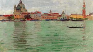 Venice, Santa Maria della Salute and Campanile di San Marco