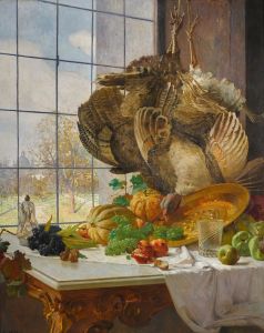 Autumn still life in the artist’s studio