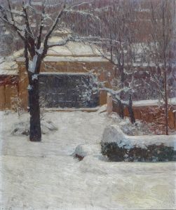 Winter at Hohe Warte, Rothschild Gardens