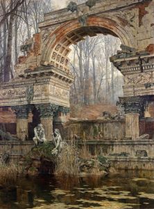 The Roman ruin in Schönbrunn