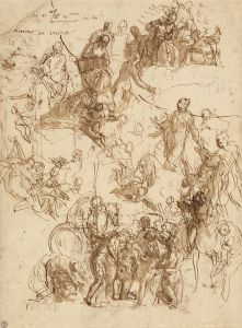 Sheet of Studies for ‘The Martyrdom of Saint George’