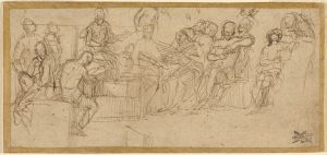Christ Preaching in the Temple