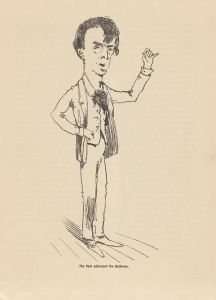 The poet addressed the audience