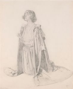 Kneeling Figure of a Woman: Study for ‘The Holy Well’