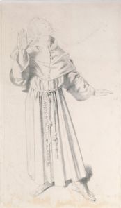 The Priest, Study for ‘The Holy Well’
