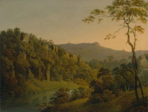 Matlock Dale, looking toward Black Rock Escarpment