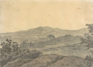 Landscape with Distant Buildings