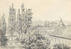 Landscape with Villas and a Church