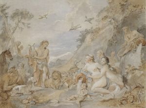 Orpheus Charming the Nymphs, Dryads, and Animals