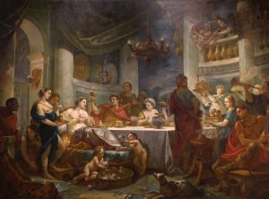 Le repas de Cléopâtre et de Marc-Antoine