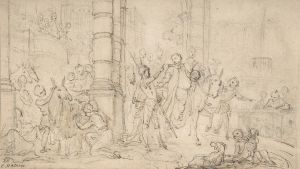 The Departure of Sancho Panza for the Island of Barataria