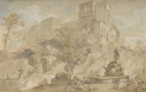 The Fountain of Rome at the Villa d’Este, Tivoli