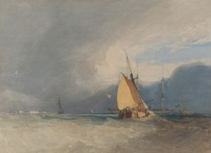Boats off the Coast, Storm Approaching