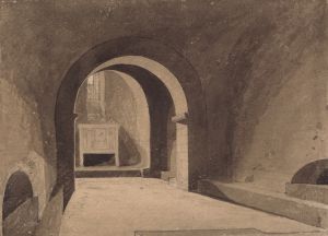 Crypt of Saint Gervaise, Rouen, Normandy