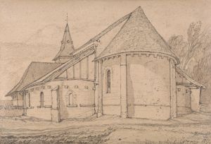 East End of the Abbey Church of St. Paul at Rouen, Normandy