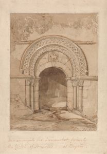 Entrance into the Cornmarket, Formerly the Chapel of St. Louis, at Bayeux