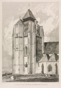 Tower of the Church of Tréport, near Eu