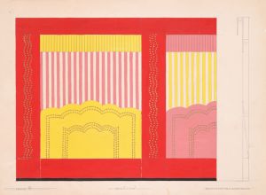 Design for unidentified restaurant, possibly Dunhall’s Restaurant, New York, NY.] [Wall treatment, sketch 2