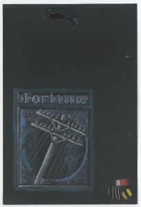 Graphic designs for Fortune magazine.] [Studies for cover drawn on black paper