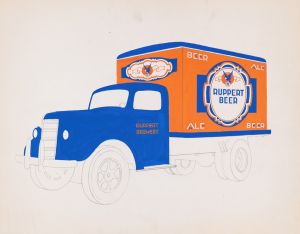 Graphic designs for ‘Ruppert Beer’ and ale truck project