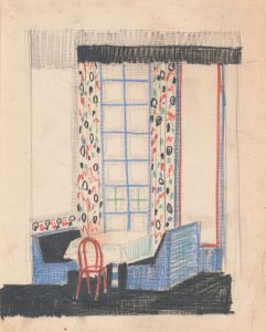 Interior perspective studies for a restaurant
