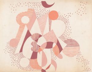 Design for an unidentified project.] [Color study of an abstract theme