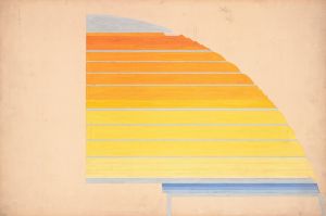 Design for Cincinnati Union Terminal.] [Study for the color treatment of the ceiling