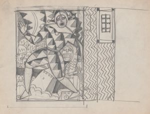 Design sketches for Hotel Alamac, 71st and Broadway, New York, NY.] [Sketch for Medieval Grill Murals