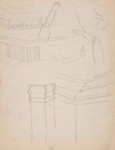 Design drawings for miscellaneous interiors, some possibly related to the Hotel St. George, New York, NY Sketch for miscellaneous interior