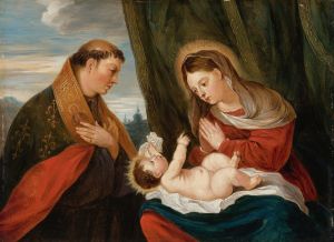 Madonna And Child With St. Ludwig Of Toulouse