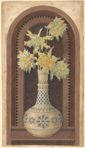 Narcissus in a Blue and White Vase