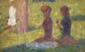 Study of Figures for La Grande Jatte