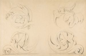 Architectural Motifs; Four Rinceaux