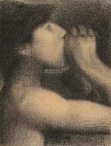L’écho , study for Une baignade, Asnières