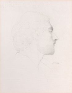 Tête d’homme de profil