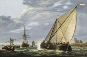 Shipping on the Maas, Dordrecht