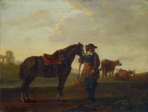 Officer with Horse