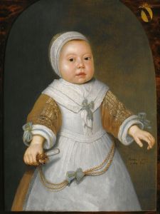 Portrait Of A One-Year-Old Girl Of The Van Der Burch Family