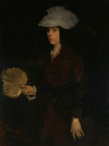Lady with Fan